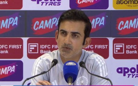 No need for so many fights’: Gambhir pulled up after tense moment with Parth Jindal in Vizag